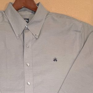 Brooks Brother Solid Oxford Sport Shirt | Non-Iron Stretch | 1XLT